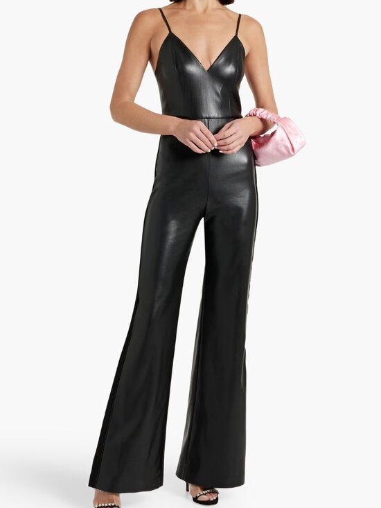 Alice + Olivia Pants - Alice + Olivia by Stacey Bendet Christena Shirred Jumpsuit Size 0 NWT